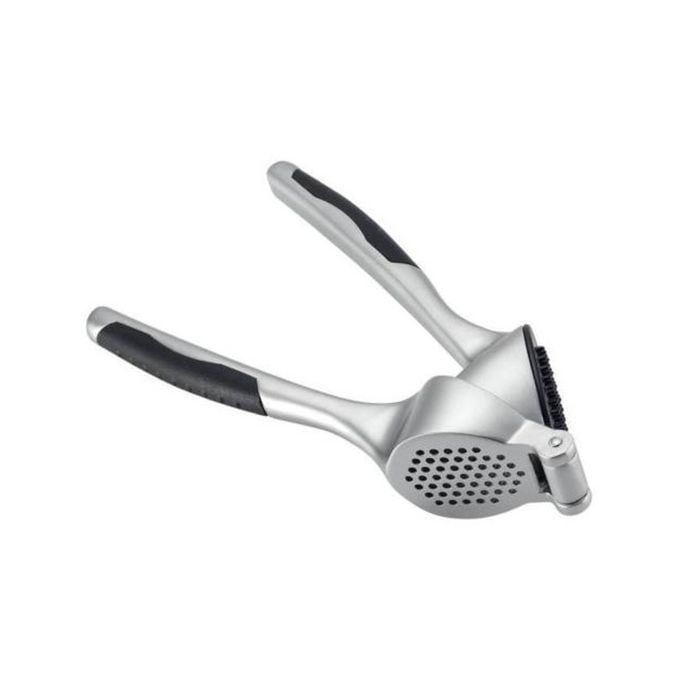 Incasa Durable Stainless Steel Garlic Press Slip Resistant Handle-Matt