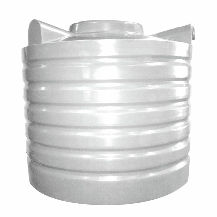 Clark Tanks 1000L Round Poly Water Tank - White