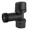 TERMINATOR CISTERN TAP S/H 15MM BLACK BSLNCTCV15