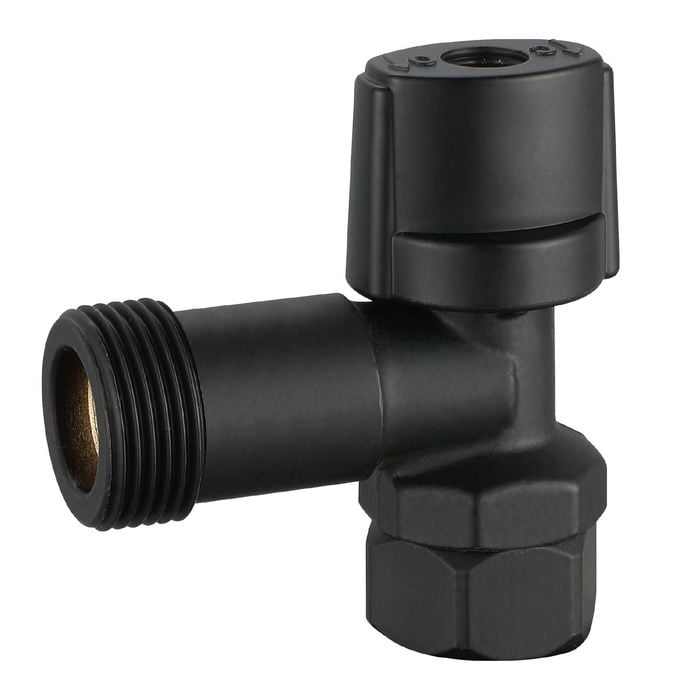 TERMINATOR CISTERN TAP S/H 15MM BLACK BSLNCTCV15