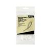 Click 100mm White Releasable Cable Tie - 25 Pack