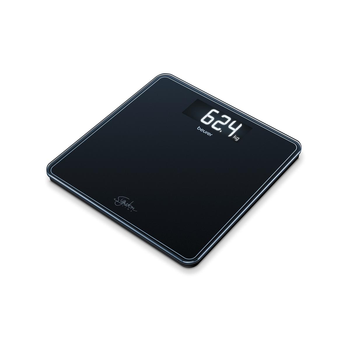 Beurer Black Digital Glass Bathroom Scales - Black - Bunnings New Zealand