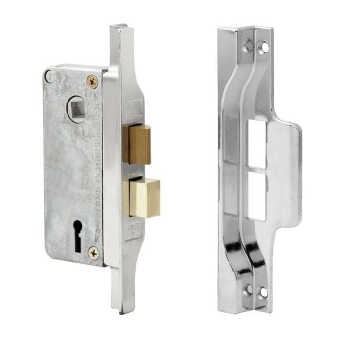 Lockwood 30mm Satin Chrome Mortice Rebated Lock