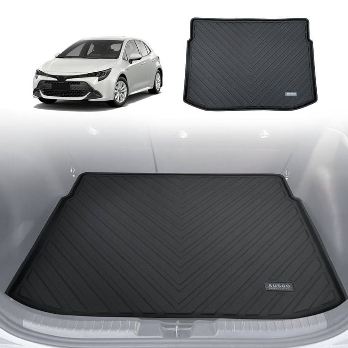 AUSGO Boot Liner for Toyota Corolla Hatch 2018-Onwards Cargo Trunk Mat