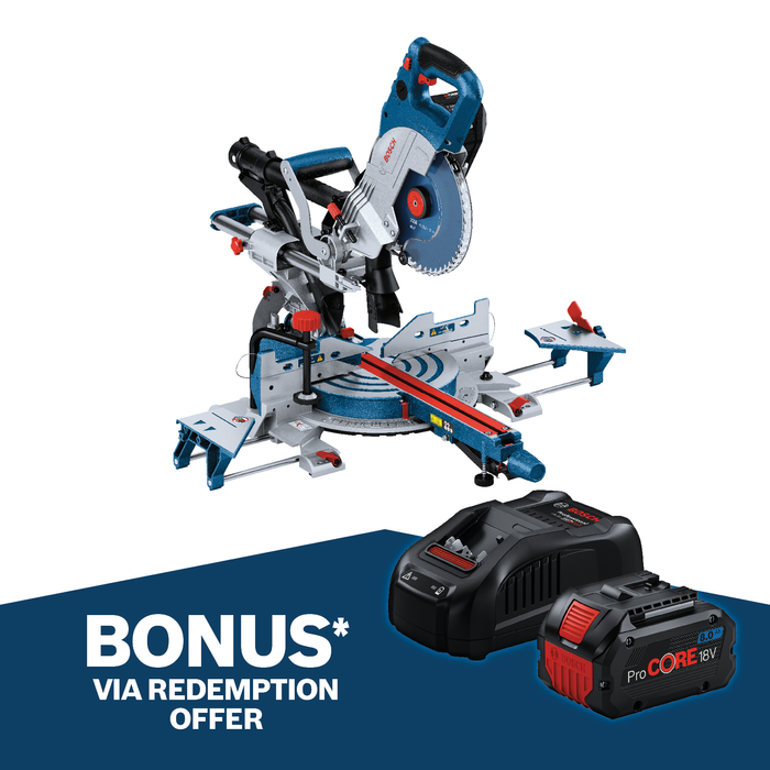 Bosch 18V Professional BITURBO 216mm Mitre Saw 0601B47040 Skin Only