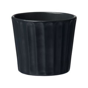 Northcote Pottery 9 x 8cm Black Oasis Pot