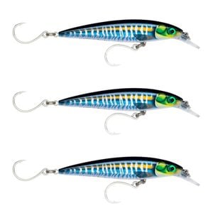 3x Rapala 14cm Saltwater X Rap Long Cast Sink Minnow Fishing Lures - Wahoo UV