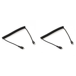 2PK Benro Polaris Type-C to Micro-USB Camera Control Cable Connector Cord Black