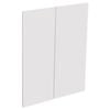 Kaboodle Coconut Milk Modern Corner Wall Cabinet Door - 2 Pack