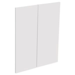 Kaboodle Coconut Milk Modern Corner Wall Cabinet Door - 2 Pack