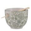 Ladelle Nara Noodle Bowl With Chopsticks