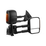 SAN HIMA Extendable Towing Mirrors for Mazda BT-50 2012 to Mid-Year 2020 Black