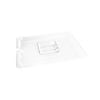 Vogue Gastronorm Lid Polycarbonate Notched Clear 1/2 Gn 325x265mm Commercial Kitchen Food Storage