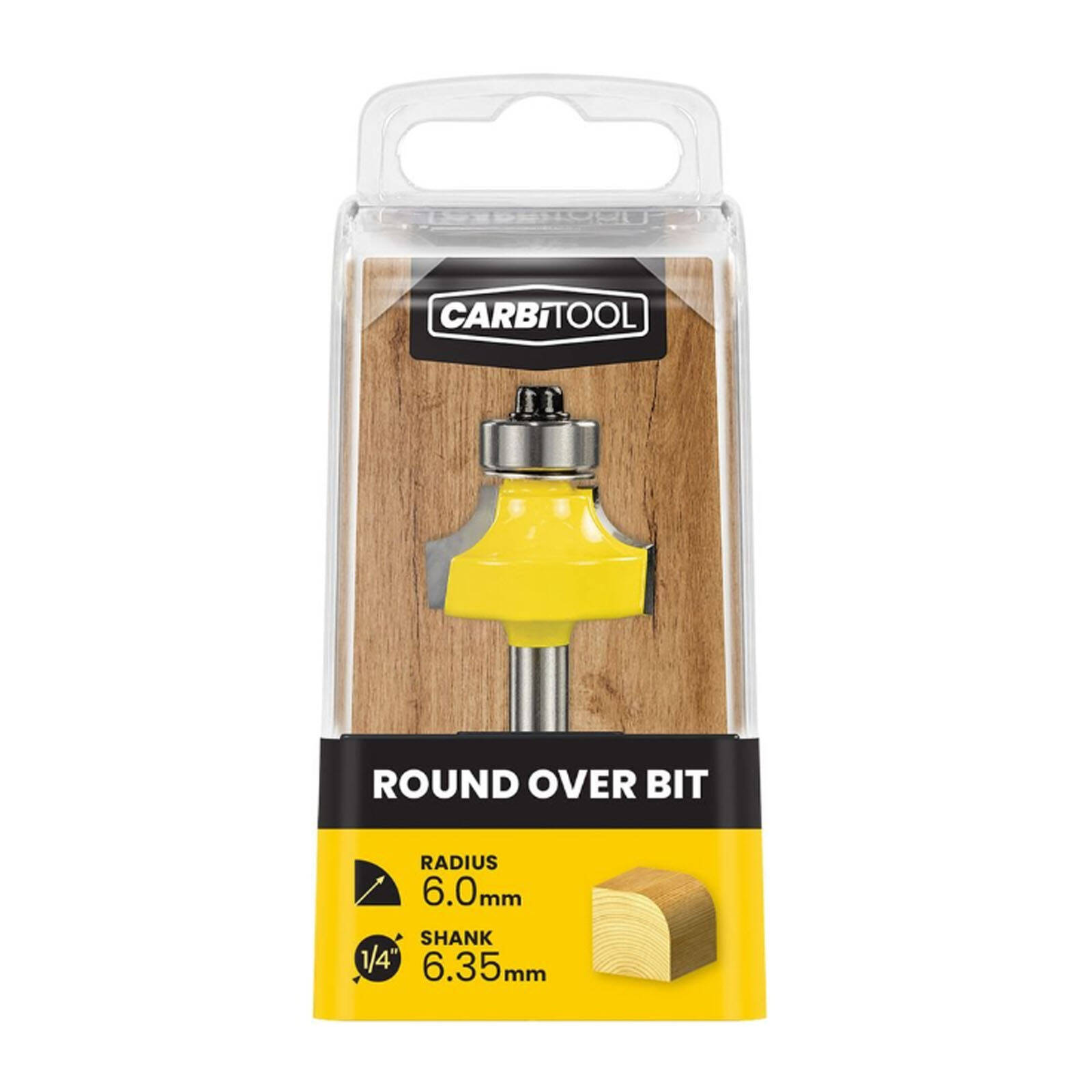 Carbitool 6.0mm RAD Round Router Bit