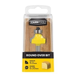 Carbitool 6.0mm RAD Round Router Bit