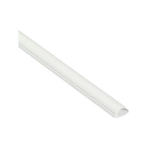 D-Line 20 x 10mm 2m White Adhesive Cable Management Cover