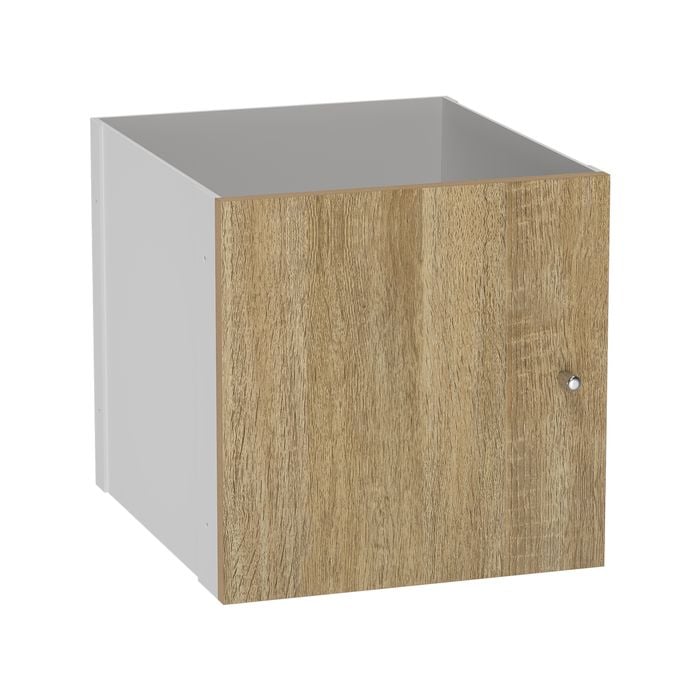 Flexi Storage Clever Cube 335 x 335 x 376mm Oak 1 Door Insert