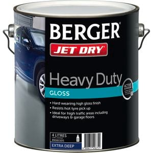 Berger Jet Dry 4L Extra Deep Heavy Duty Gloss Paving Paint