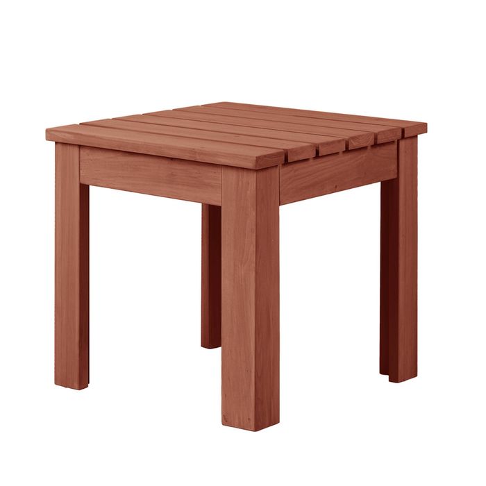 ALFORDSON Side Table Fir Wood Coffee Table 45cm Brown
