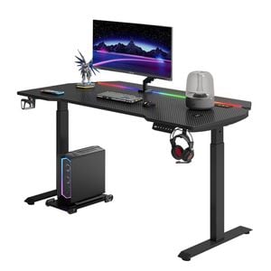 Nordhavn Electric Computer Gaming Desk | Dual Motor | Wireless Charging | 180x75