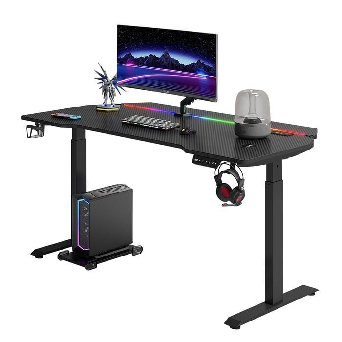 Nordhavn Electric Computer Gaming Desk | Dual Motor | Wireless Charging | 180x75