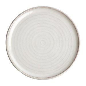 Olympia Canvas Round Plate Small Rim Murano White 265mm 6 Pack