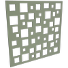 ProtectorAl 300-1200 x 300-1200mm Pale Eucalypt Squares Unframed Solid Aluminium Decorative Panel