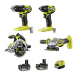 Ryobi 18V ONE+ HP Brushless 4 Piece 4Ah Kit