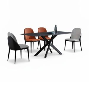 Modern Furniture KIANA Sintered Stone Dining Table - 180cm - Black