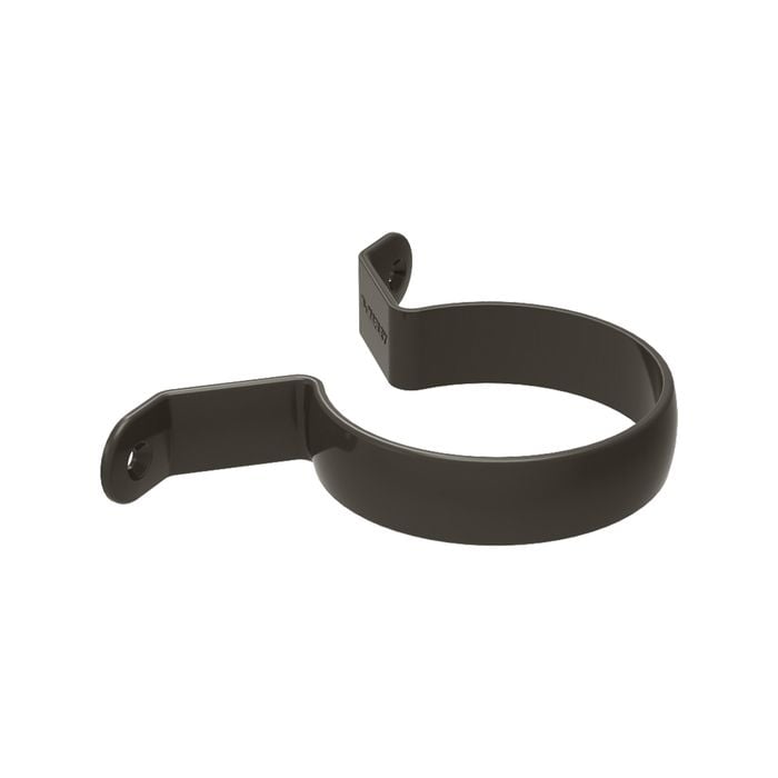 Marley 80mm Flaxblack Saddle Pipe Clip