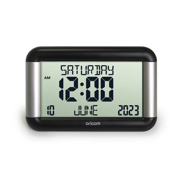 Oricom Viso8 Digital Clock With 7.5' Lcd Display