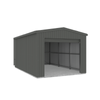 Absco 3.7 x 6.0 x 3.2m Woodland Grey Single Roller Door Garage