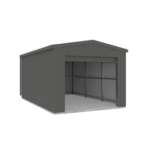 Absco 3.7 x 6.0 x 3.2m Woodland Grey Single Roller Door Garage