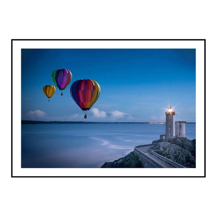 Hot Air Balloons Framed Print Home Decor Rectangle 40x60cm Glass/Plastic