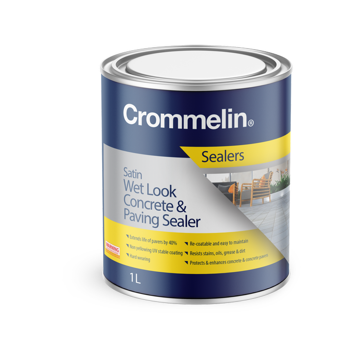 Crommelin 1L Wet Look Paving Sealer