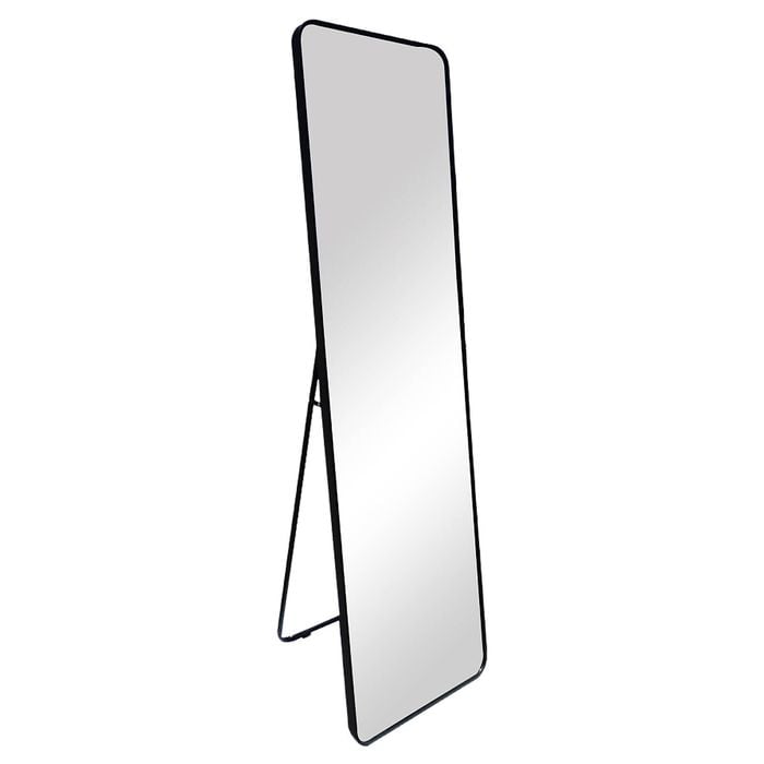 Urban Style Reflections Freestanding Mirror Alum Black