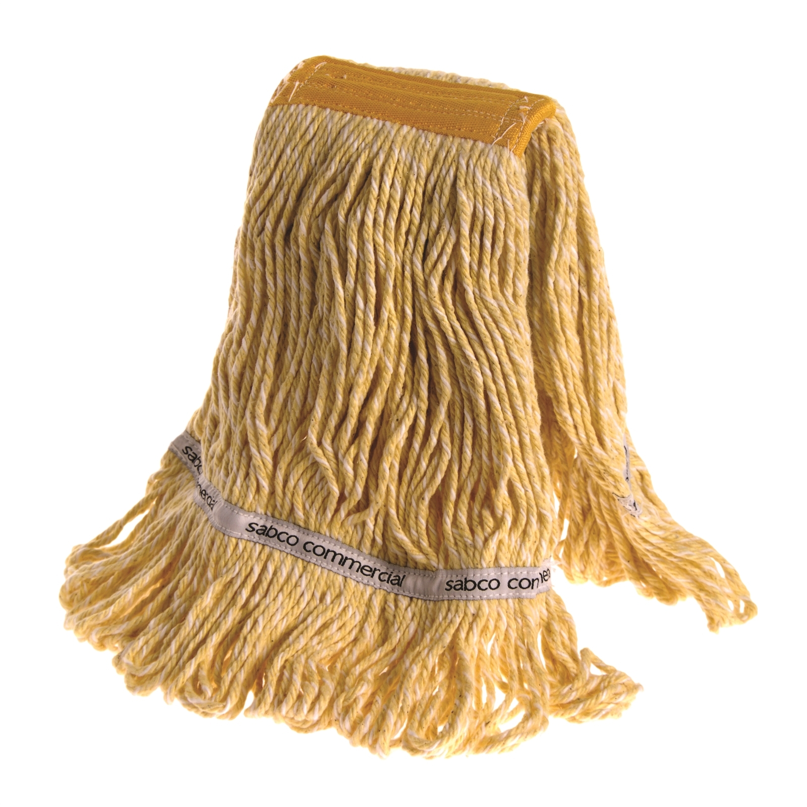 Sabco Professional 350g Yellow Premium Grade Loop Banded Mop Head