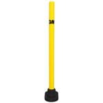 DSC Target Cricket Stump with Rubber Base | Yellow | Material: Plastic Target Stump with Rubber Base | For Cricket