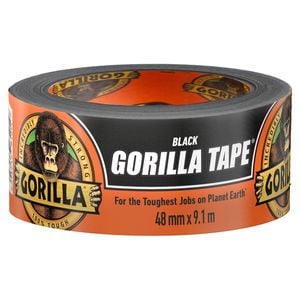 Gorilla 48mm x 9m Black Cloth Tape