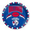 AFL Snack Plate - Western Bulldogs - 20cm diameter - Melamine - Single