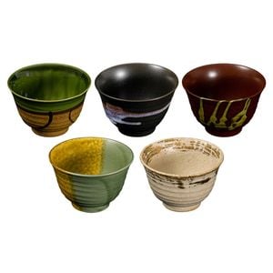 Omotenashi Meito No Sato Set of 5 Tea Bowls - 420ml
