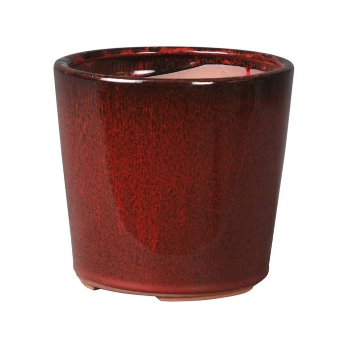 Northcote Pottery 22 x 22cm Wine Red Glazed Oslo Cone
