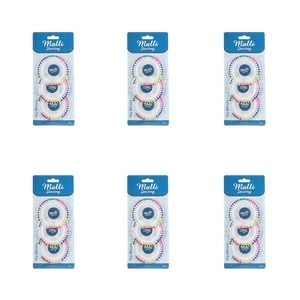6x 12pc Malli Sewing Dressmaker Steel Round Diy Sewing Pin Wheel Set Assorted