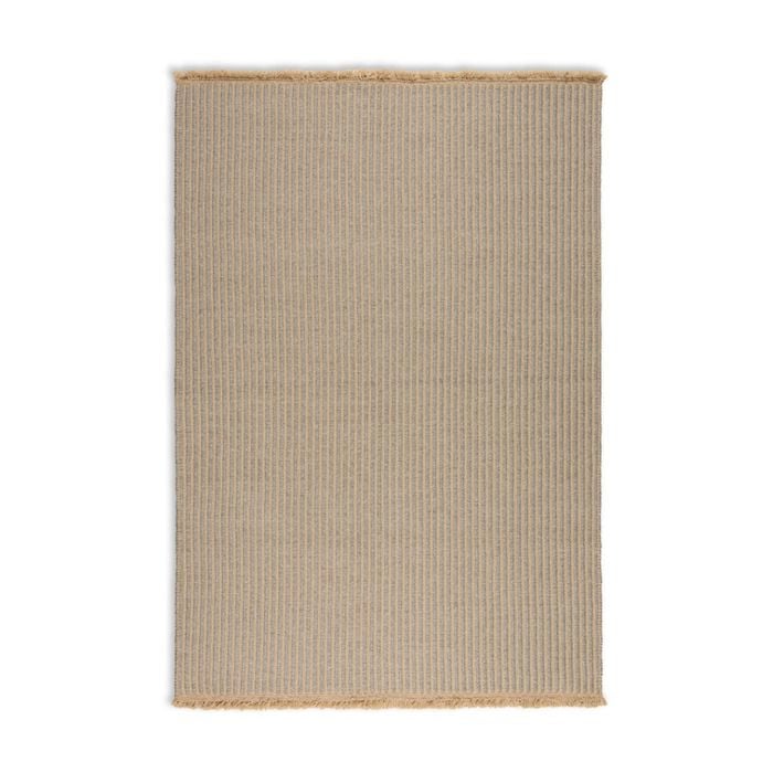 Colorscope seasons ribbed contemporary outdoor rug grey 160x230cm