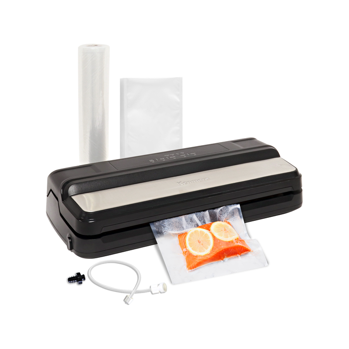 Kenmore Vacuum Sealer Machine Automatic Food Sealer (Dry/Moist, Normal/Gentle, Pulse, Seal, Canister) Stainless Steel