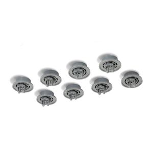 x8 Genuine Dishwasher Lower Bottom Basket Rack Wheels - Complete Assembly 1885900600ASSY, suits Blanco