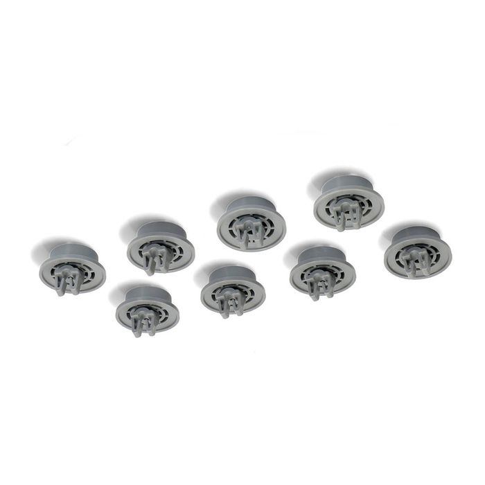 x8 Genuine Dishwasher Lower Bottom Basket Rack Wheels - Complete Assembly 1885900600ASSY, suits Blanco