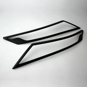 Matte Black Headlight Covers For Mitsubishi Triton Mr 2019-2026