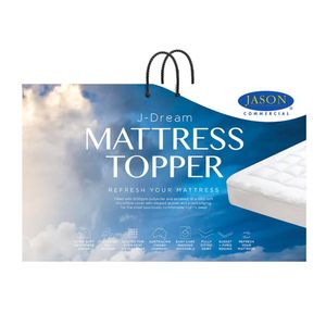 Jason Commercial Double J-Dream Mattress Topper 137x191+40cm