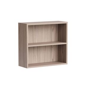 Kaboodle 800-899mm Silver Ash Customisable Shallow Med Wall Open Shelf
